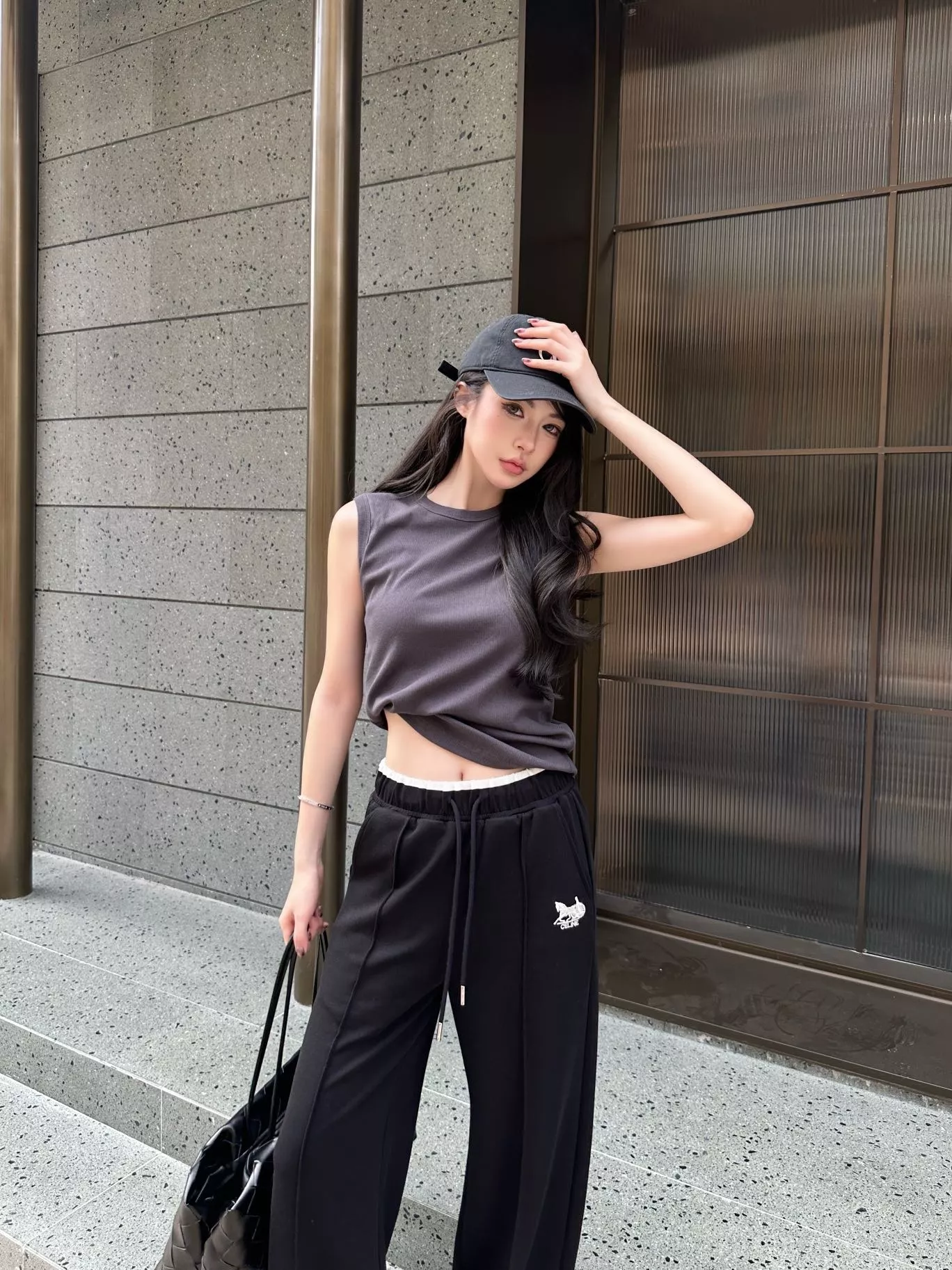 셀린느 자수 와이드 밴딩 팬츠 상세 이미지 24