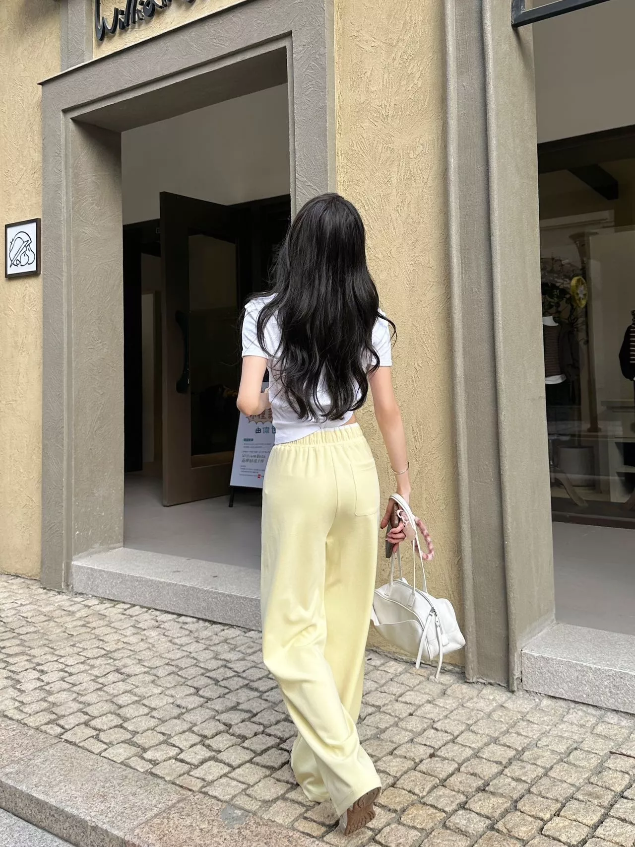 셀린느 자수 와이드 밴딩 팬츠 상세 이미지 17