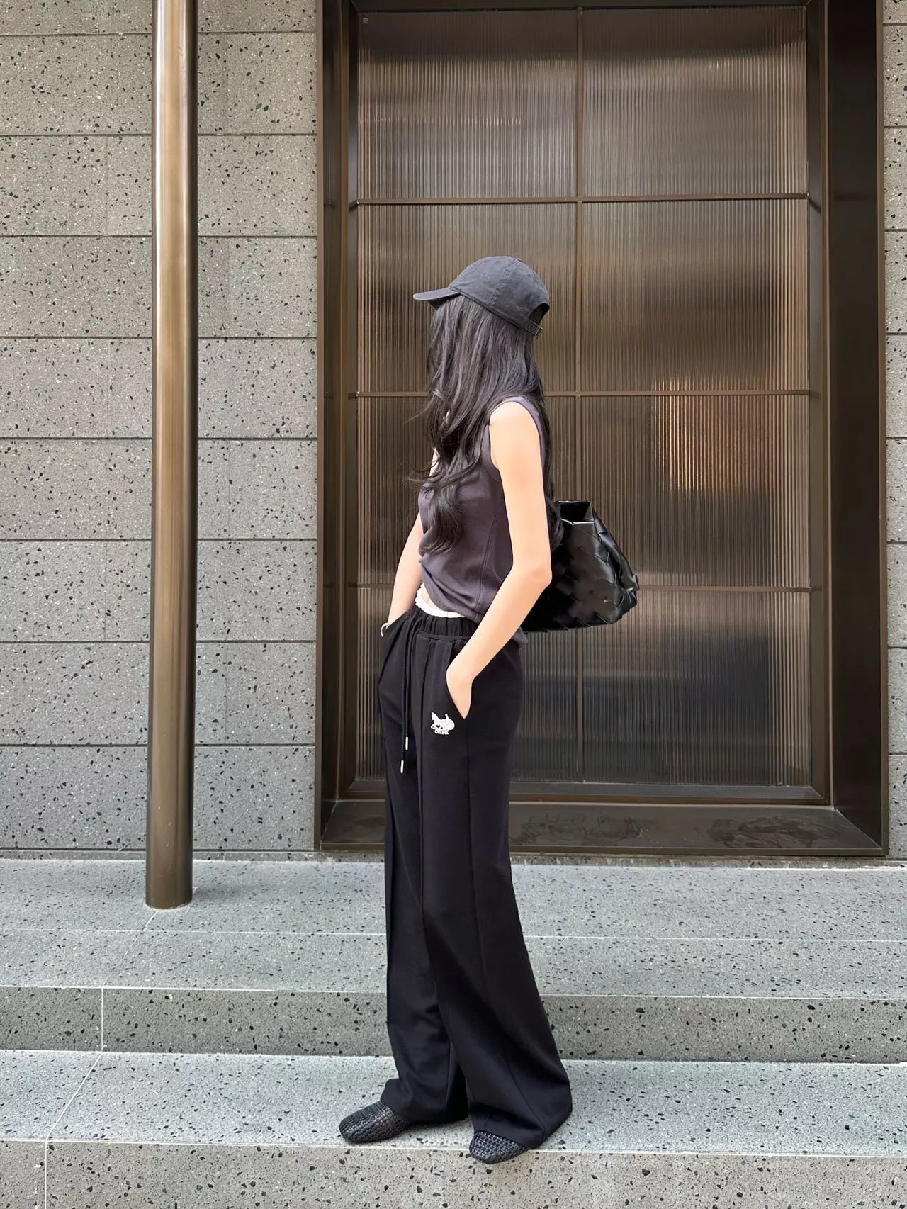 셀린느 자수 와이드 밴딩 팬츠 상세 이미지 25