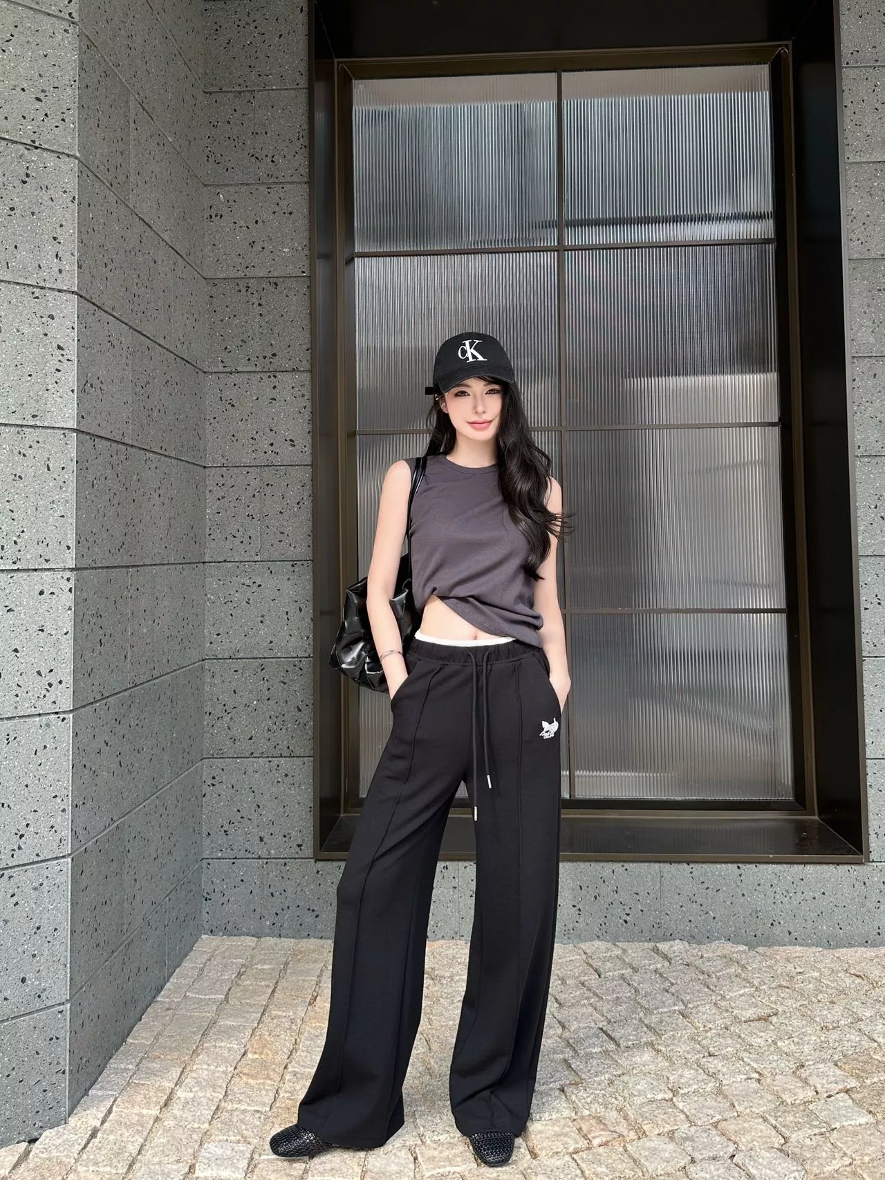 셀린느 자수 와이드 밴딩 팬츠 상세 이미지 20