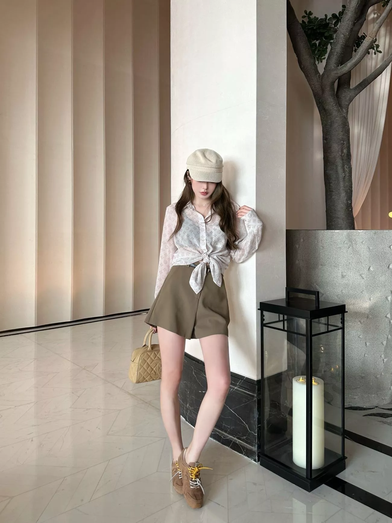루이비통 모노그램 시스루 롱슬리브 셔츠 상세 이미지 18
