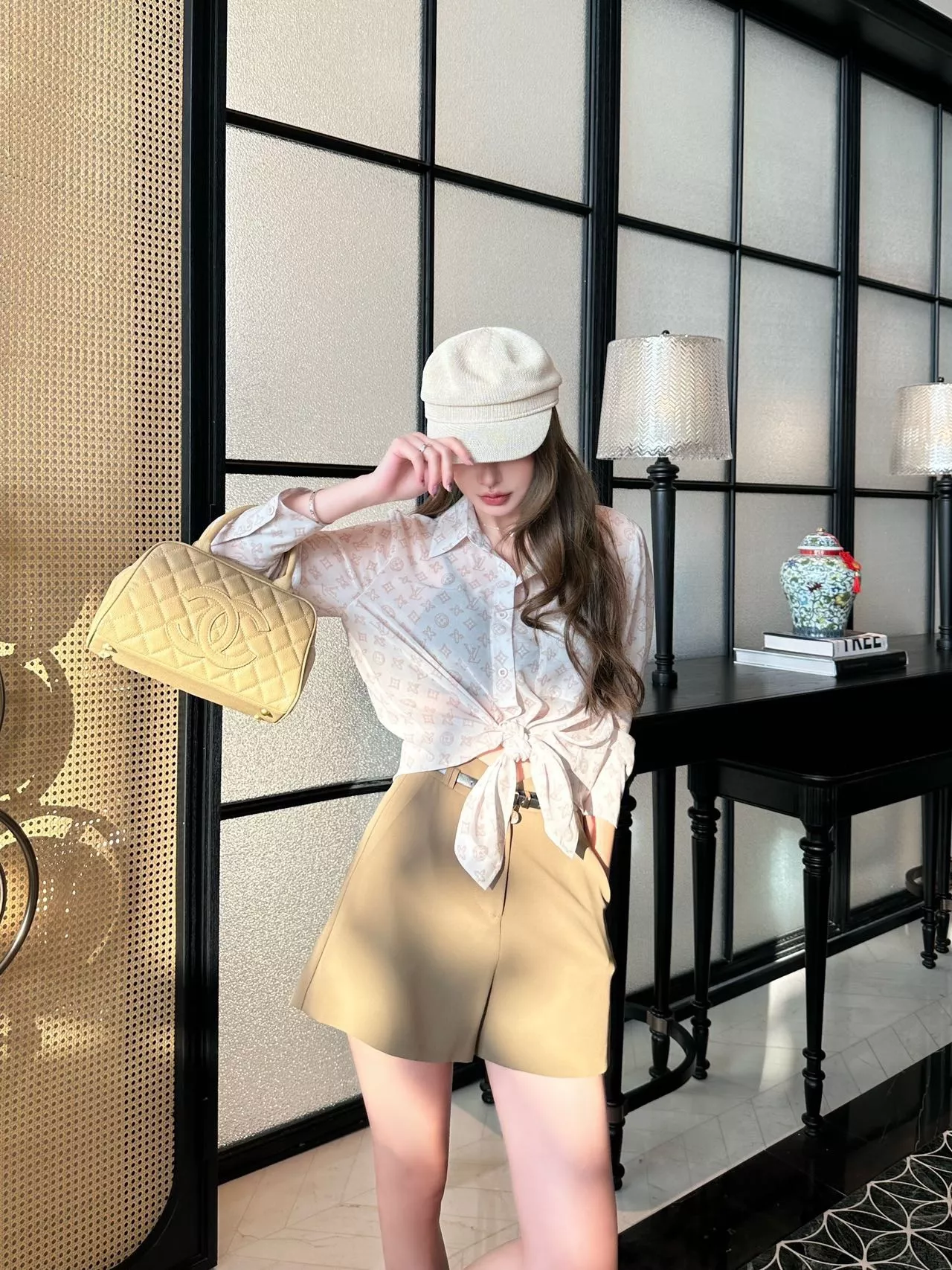 루이비통 모노그램 시스루 롱슬리브 셔츠 상세 이미지 19