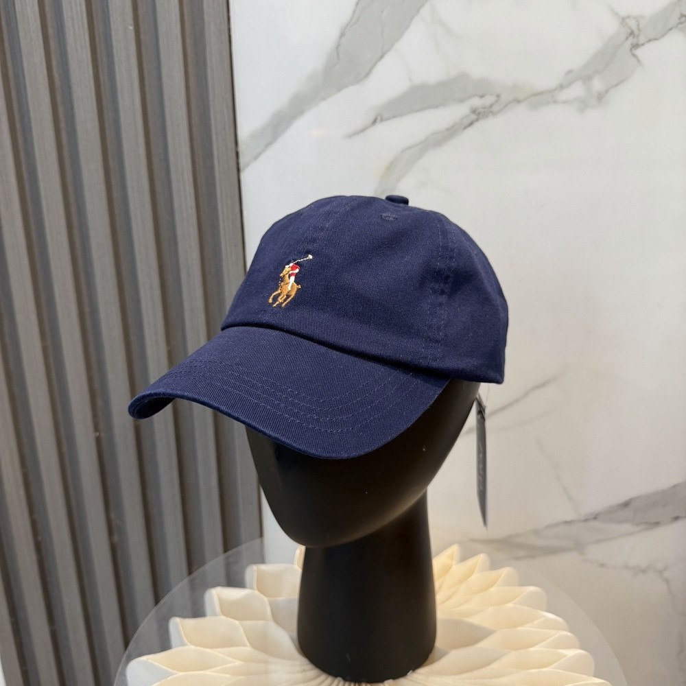 랄프로렌 클래식 자수 베이스볼 캡