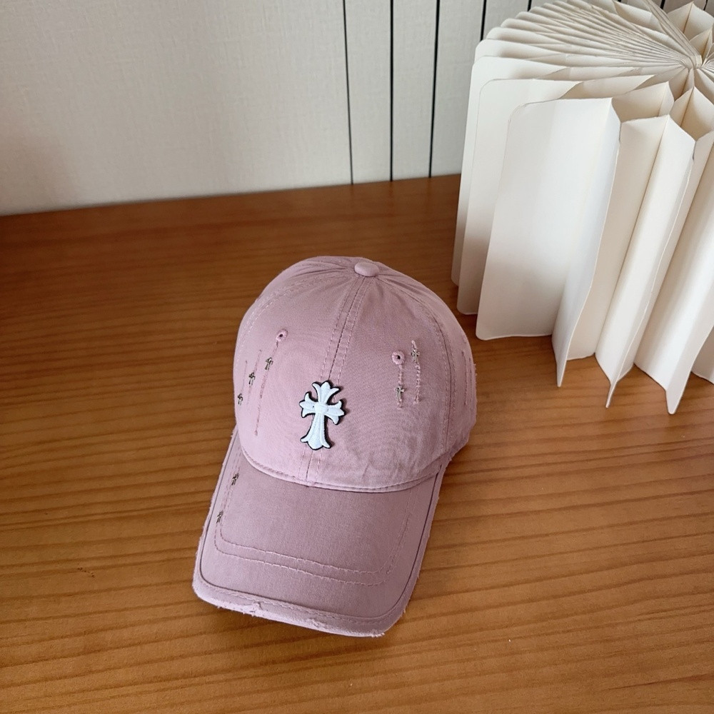 크롬하츠 빈티지 워싱 디스트로이드 볼캡
