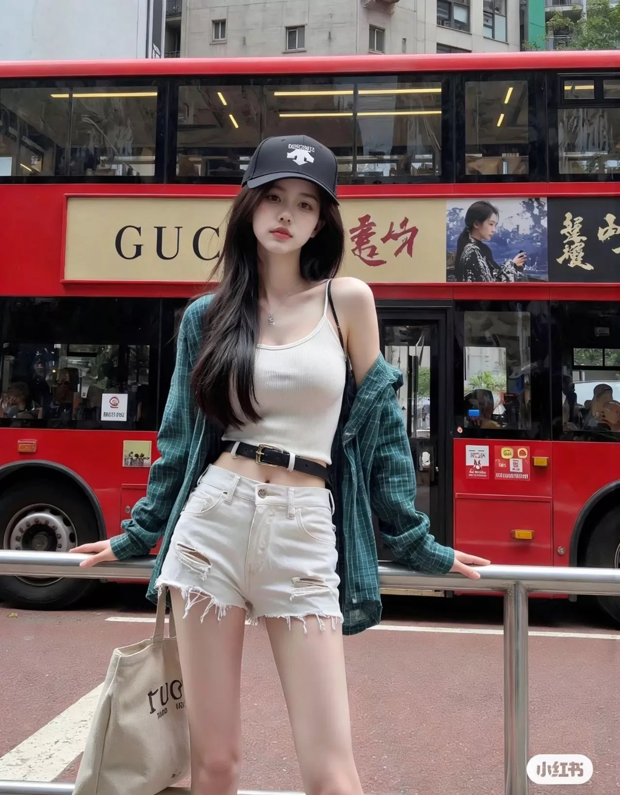 데상트 자수 로고 베이스볼 캡 상세 이미지 1