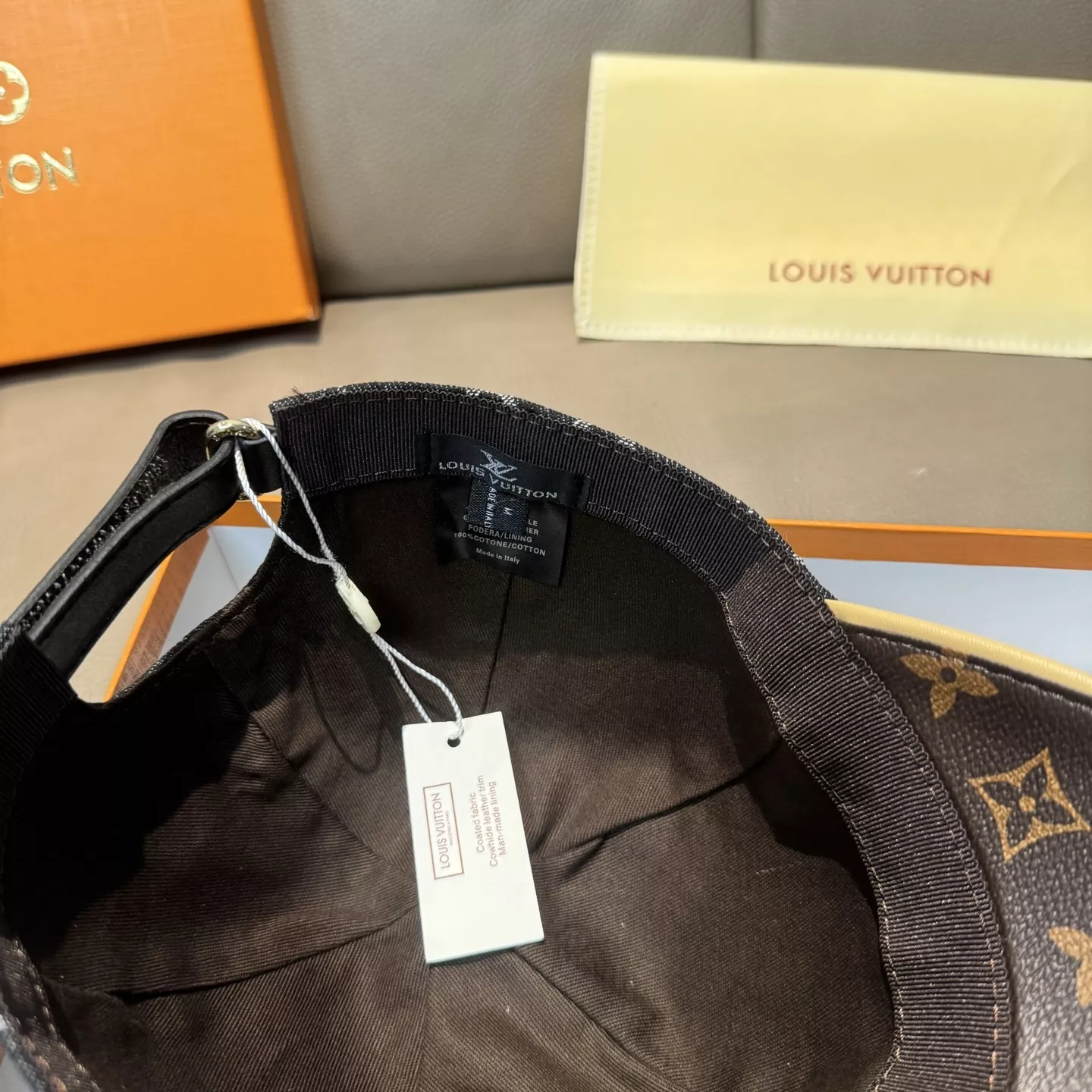 루이비통 모노그램 데님 배색 캡 상세 이미지 7