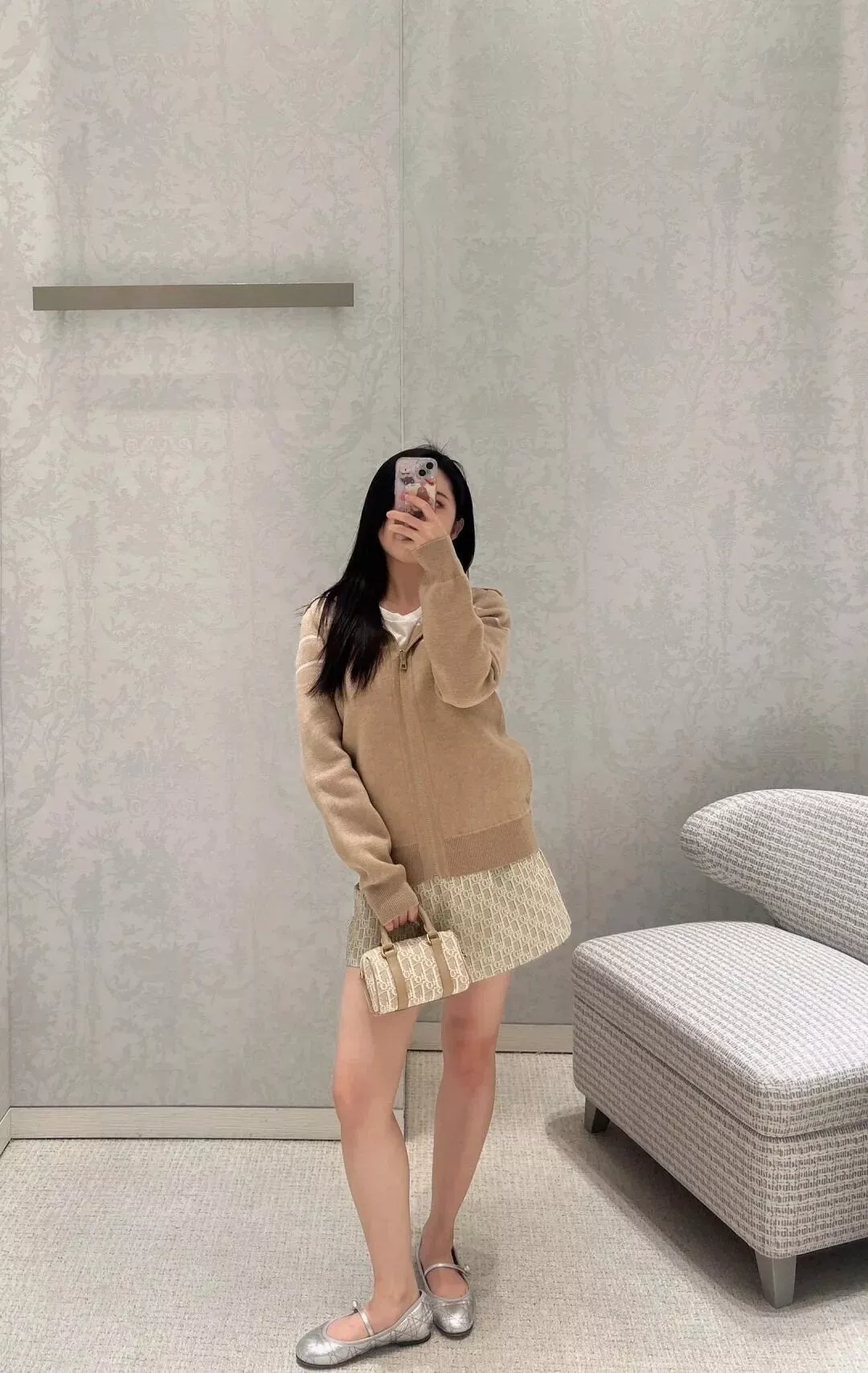 디올 양면 후드 집업 가디건 상세 이미지 30