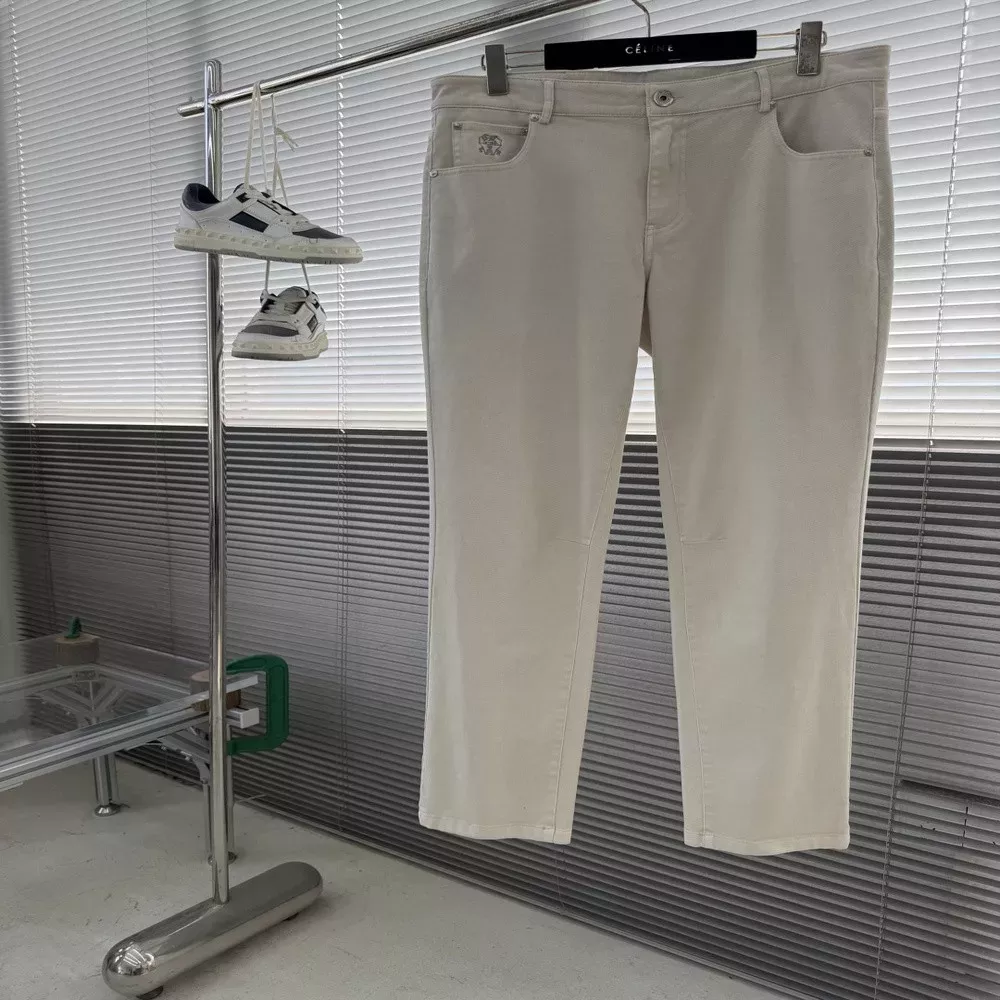 브루넬로쿠치넬리 코튼 스판 혼방 슬림 오포켓 팬츠