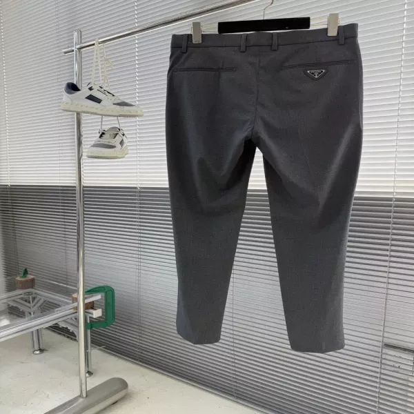 프라다 스트레이트 핏 테일러드 팬츠