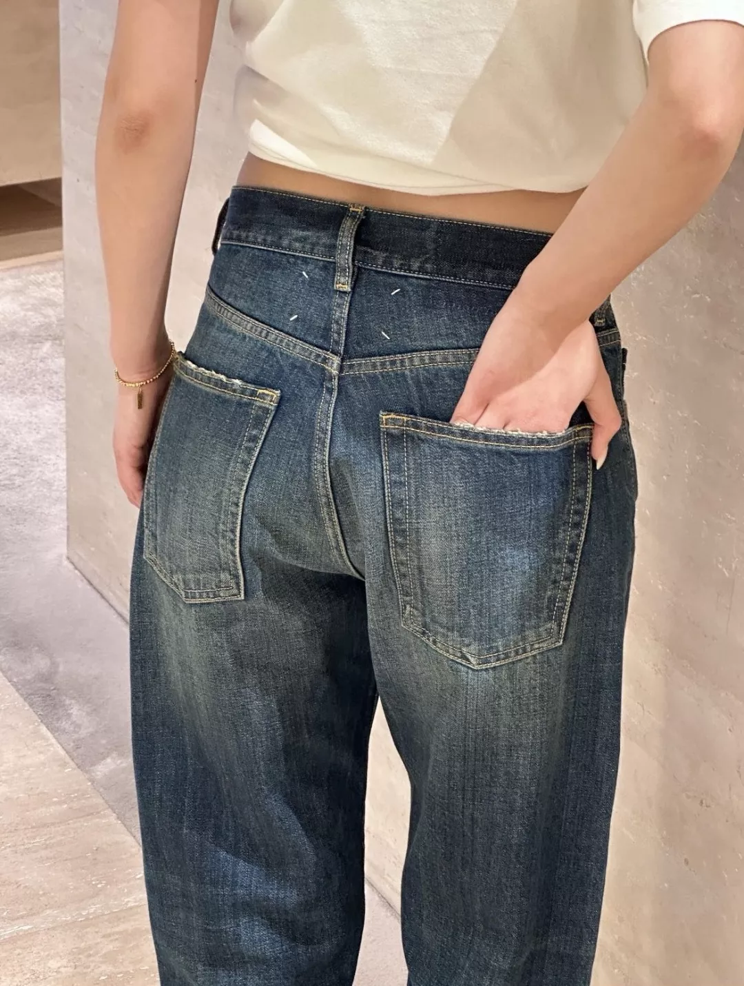 메종마르지엘라 빈티지 워시 스트레이트 데님 팬츠 상세 이미지 23