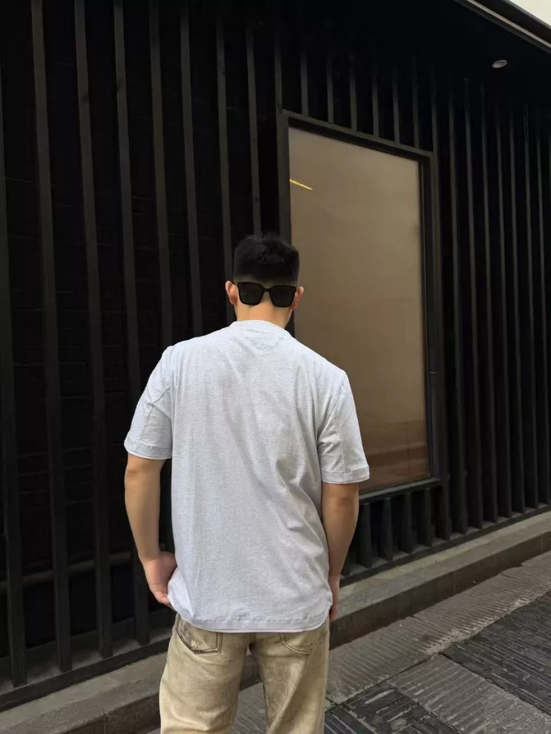 브루넬로쿠치넬리 오가닉 코튼 레이어드 반소매 티셔츠 상세 이미지 25