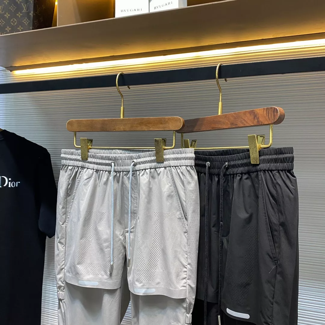 루이비통 메쉬 로고 반사 프린트 드로스트링 팬츠 상세 이미지 3