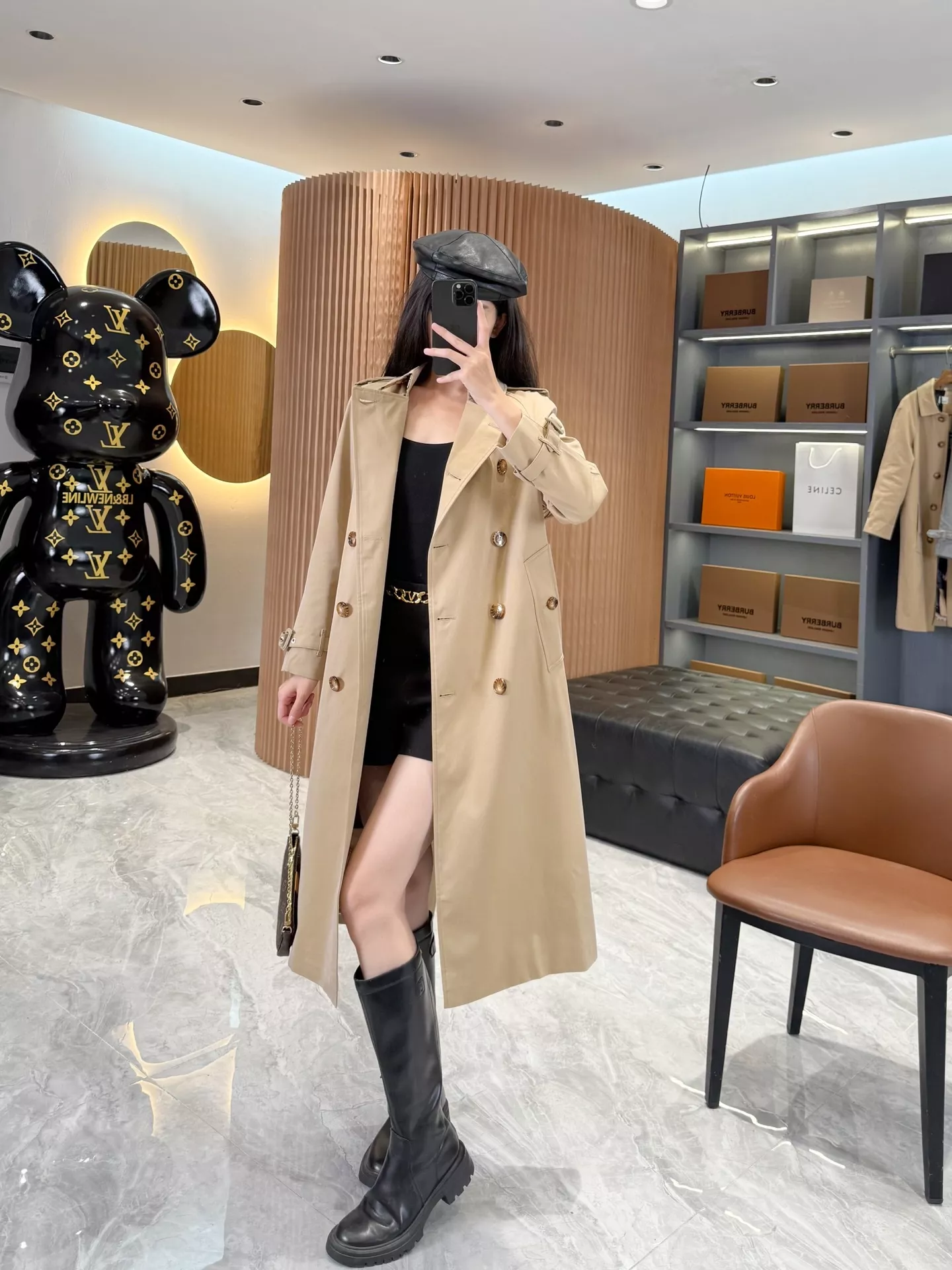 버버리 트렌치 더블브레스트 벨트 코트 상세 이미지 46