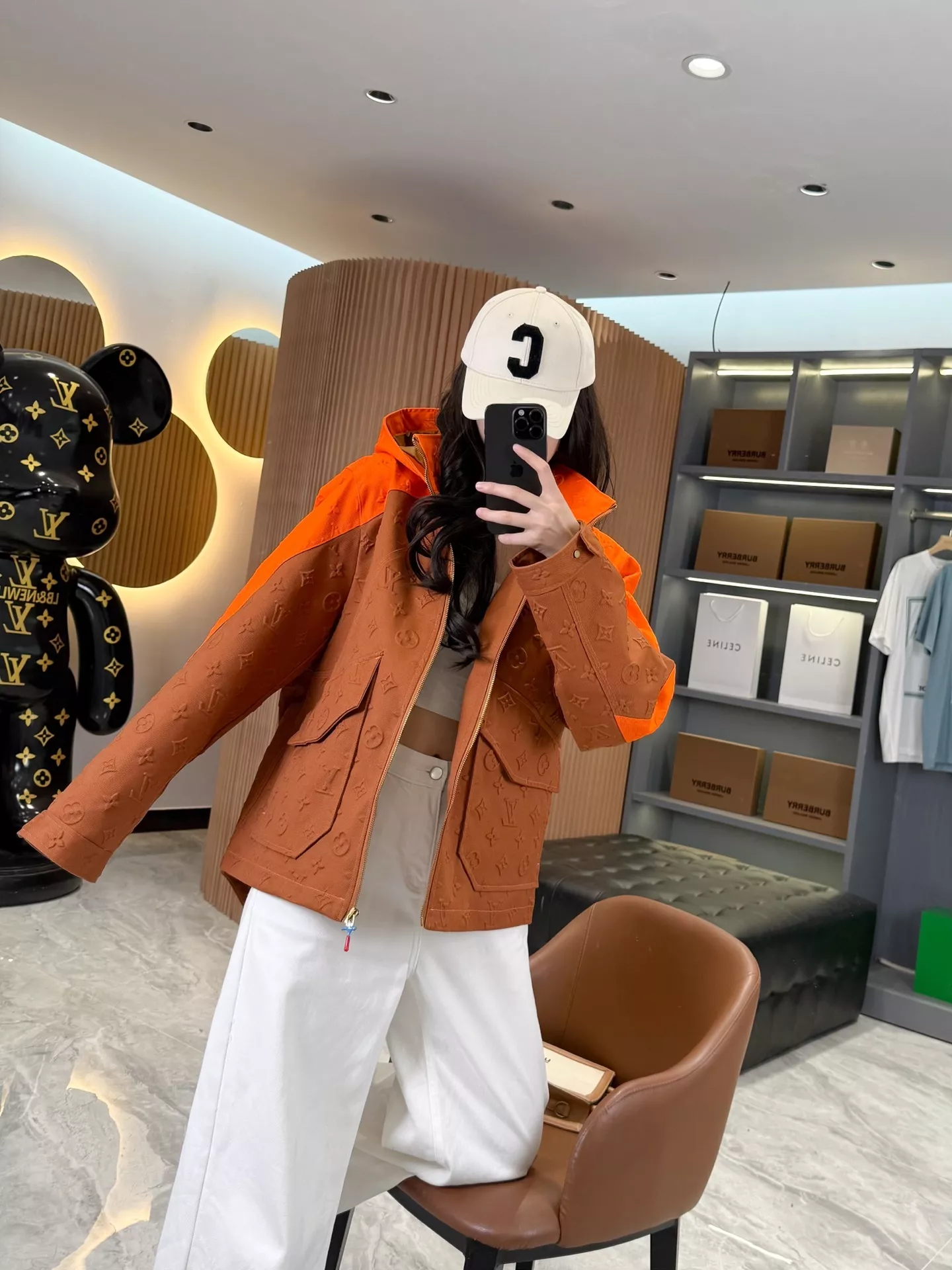 루이비통 모노그램 후드 데님 재킷 상세 이미지 48