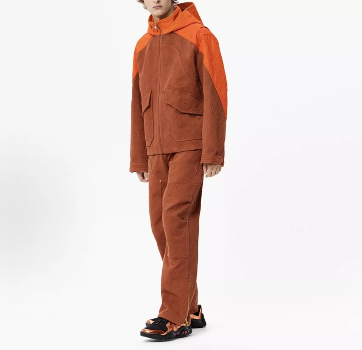 루이비통 모노그램 후드 데님 재킷 상세 이미지 41