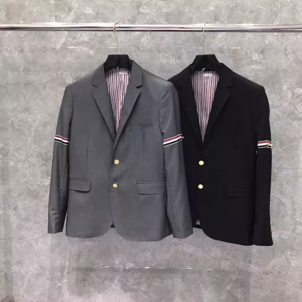톰브라운 삼선 완장 포인트 싱글 재킷