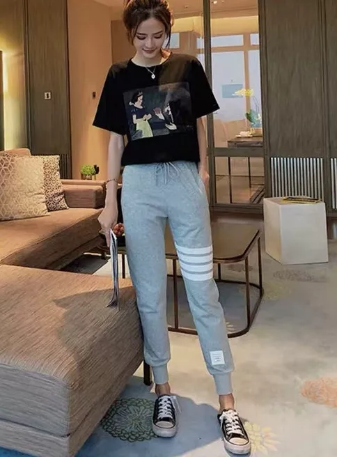 톰브라운 색직조 조거 팬츠 상세 이미지 59