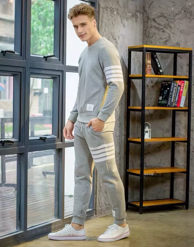톰브라운 색직조 조거 팬츠 상세 이미지 73