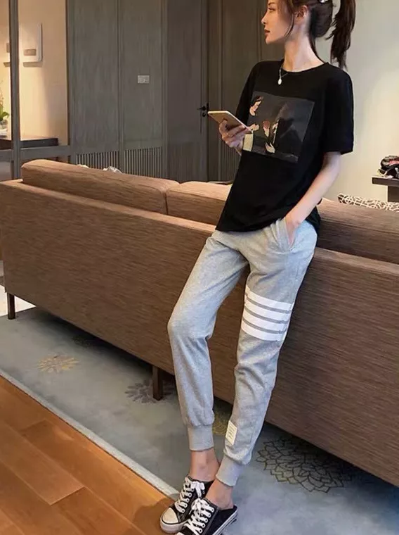 톰브라운 색직조 조거 팬츠 상세 이미지 63