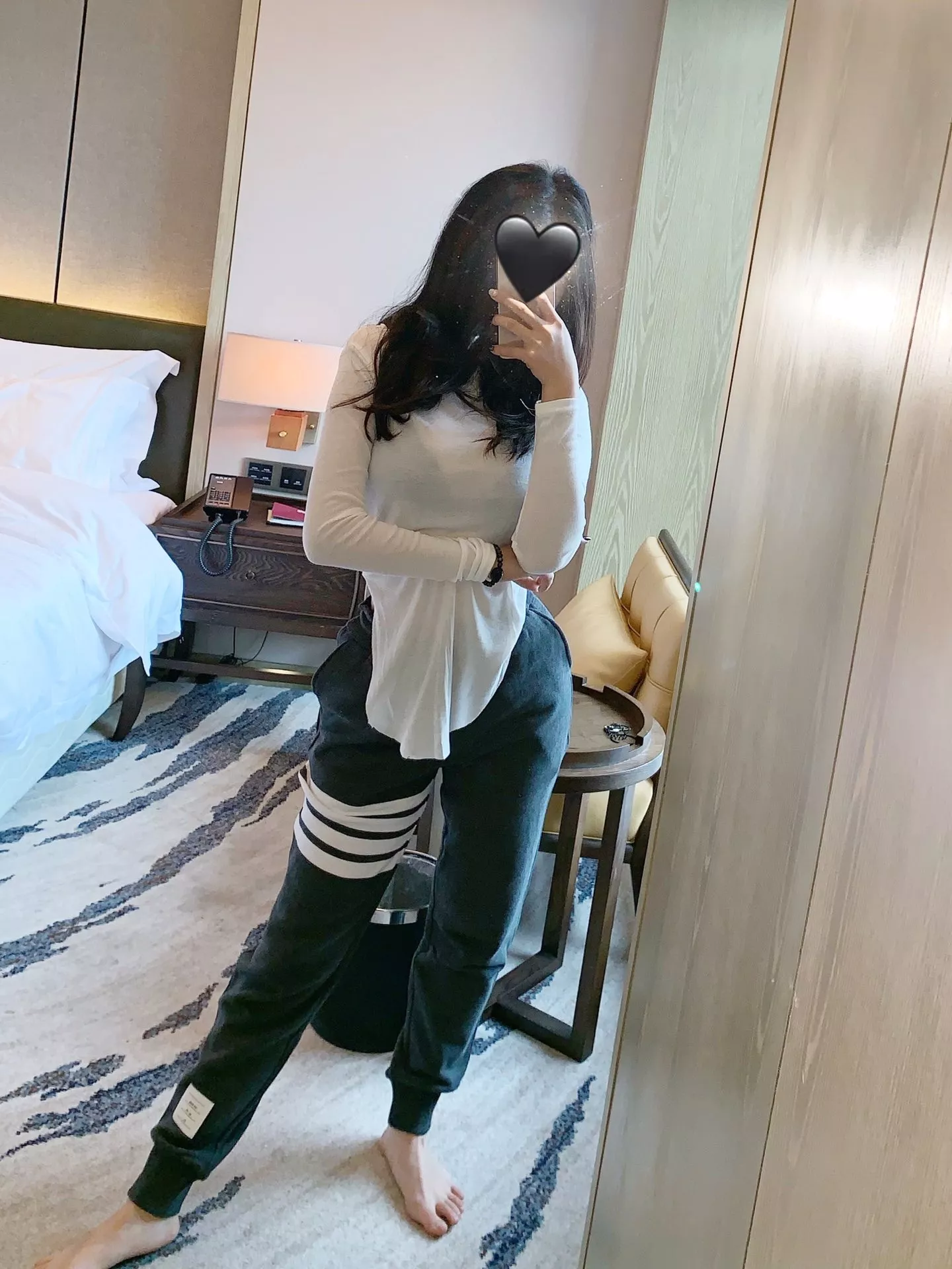 톰브라운 색직조 조거 팬츠 상세 이미지 48