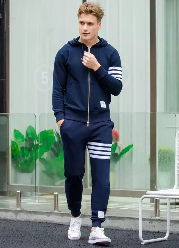 톰브라운 색직조 조거 팬츠 상세 이미지 72