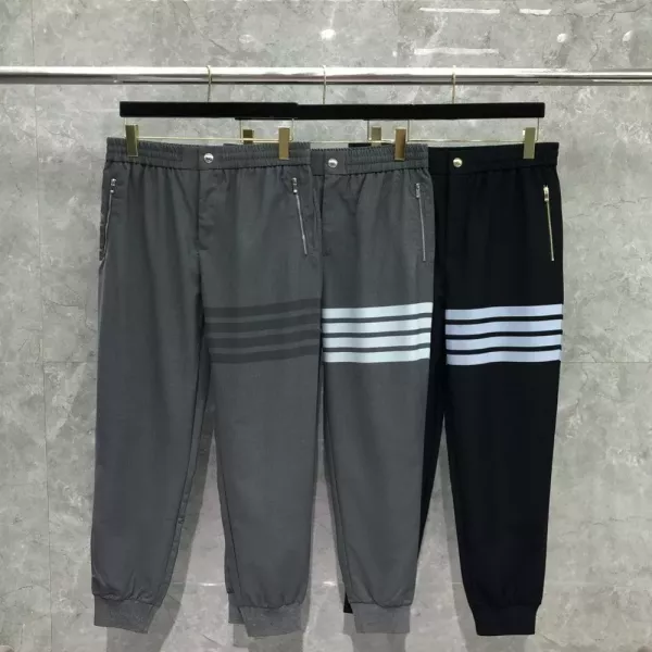 톰브라운 사선 포인트 밴딩 조거 팬츠