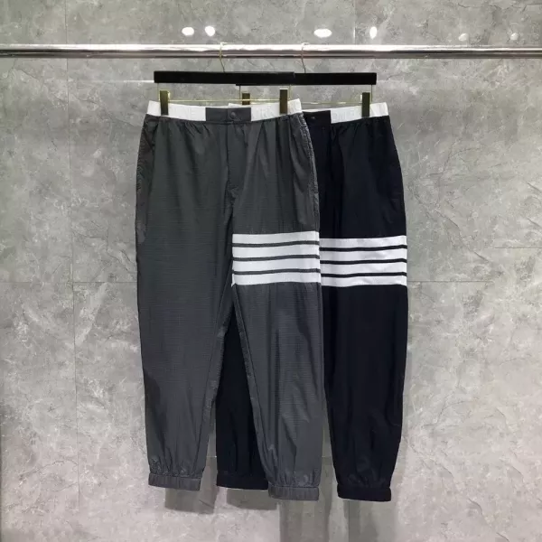 노브랜드 사선 배색 밴딩 조거 팬츠