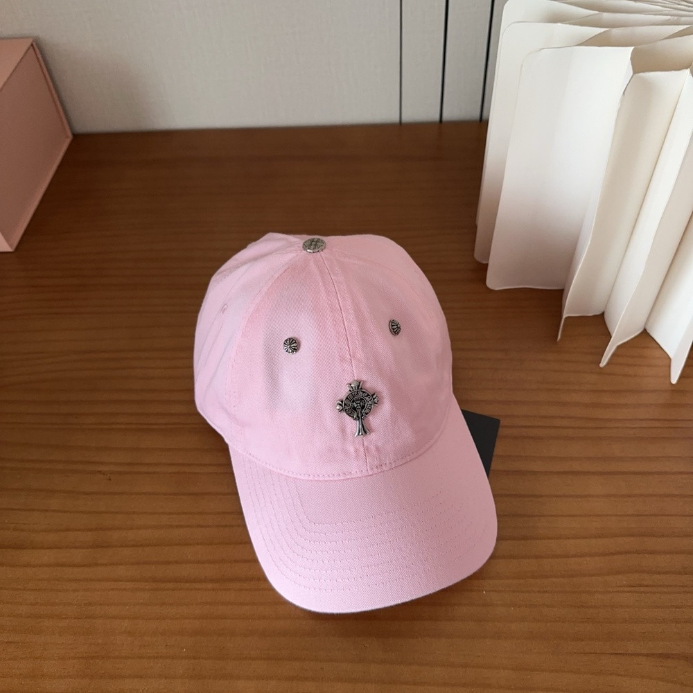 크롬하츠 빈티지 데미지 자수 캡