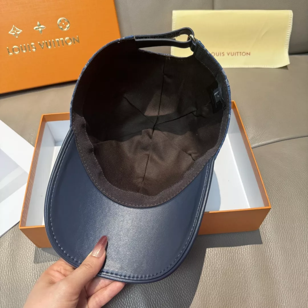 루이비통 모노그램 데님 레더 캡 상세 이미지 7