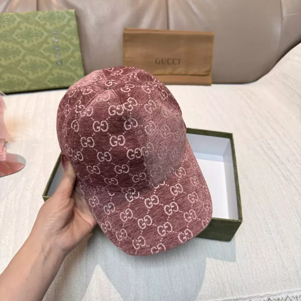 구찌 더블지 자카드 베이스볼 캡