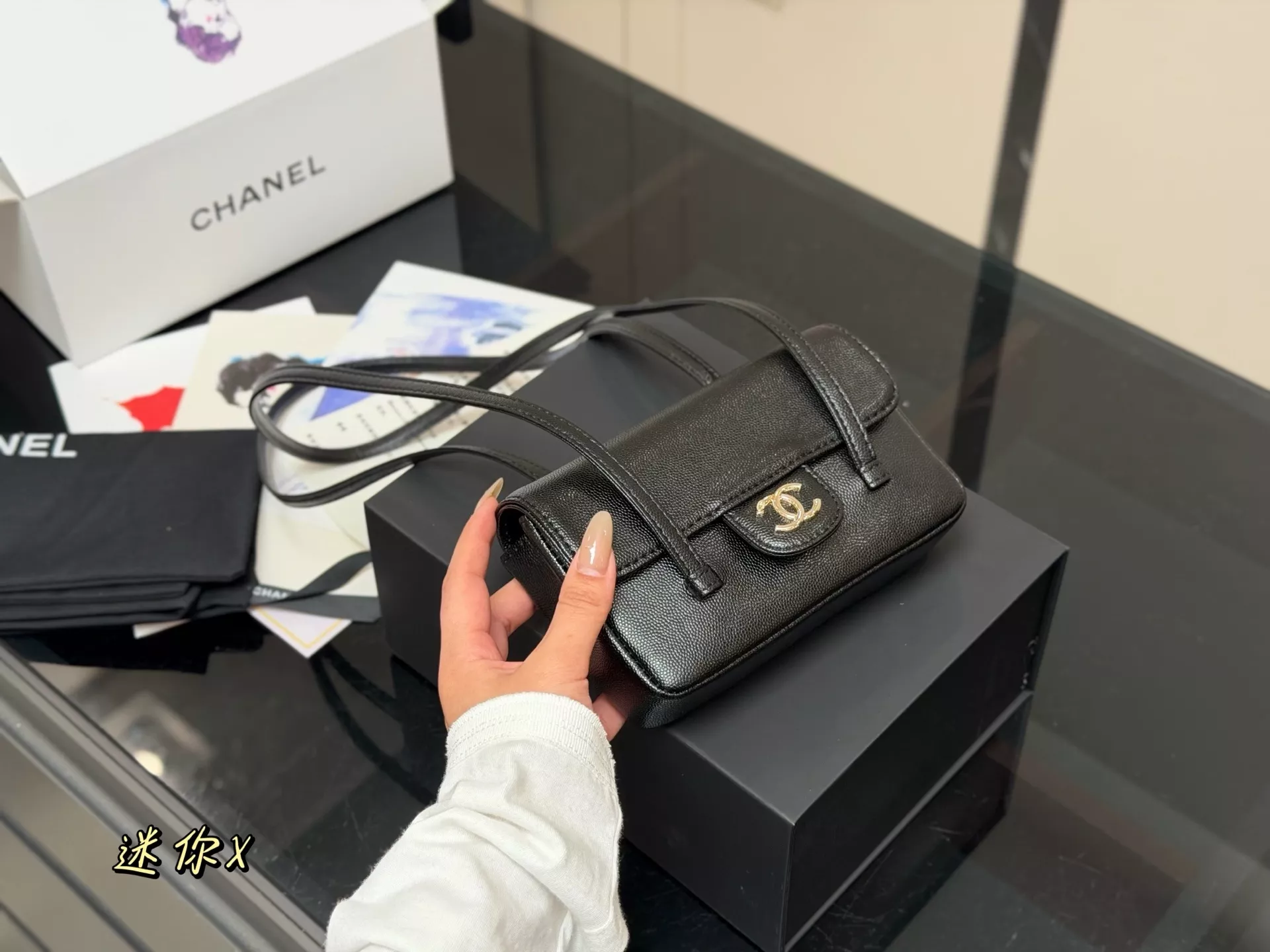 샤넬 더블 플랩 미니 숄더백 상세 이미지 2