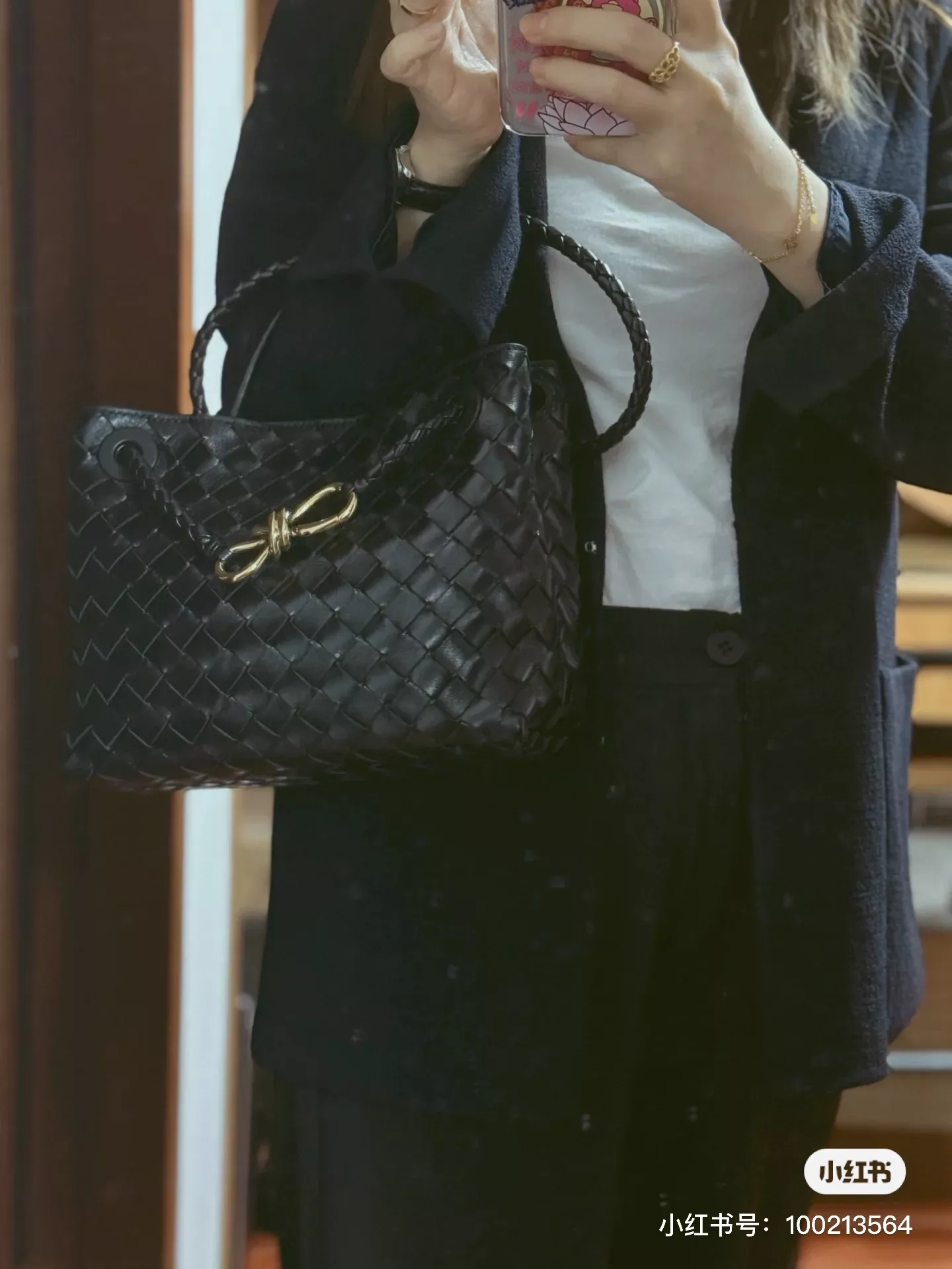보테가베네타 인트레치아토 위빙 쇼핑백 상세 이미지 20