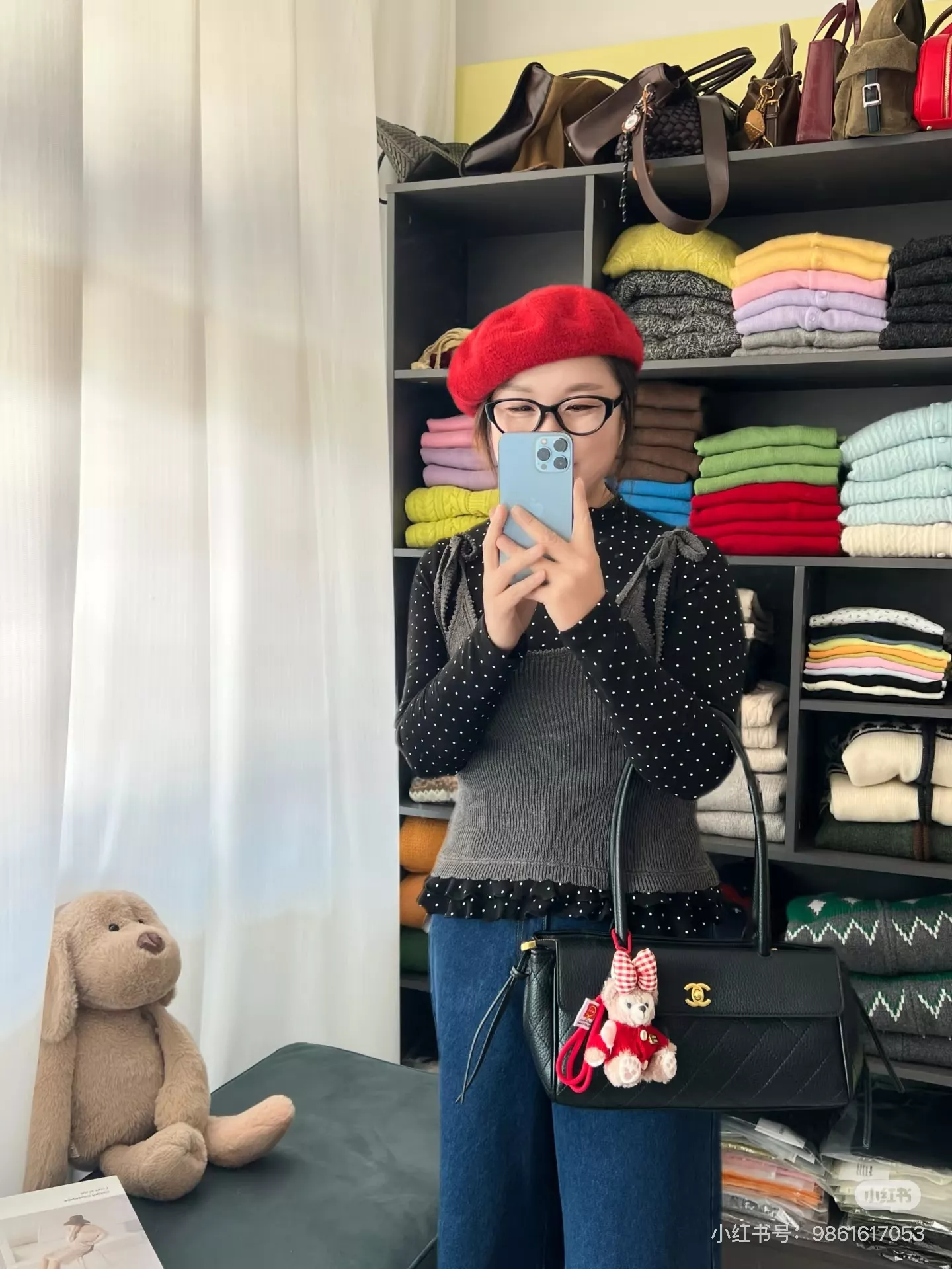 샤넬 퀼팅 레더 브리프백 상세 이미지 12