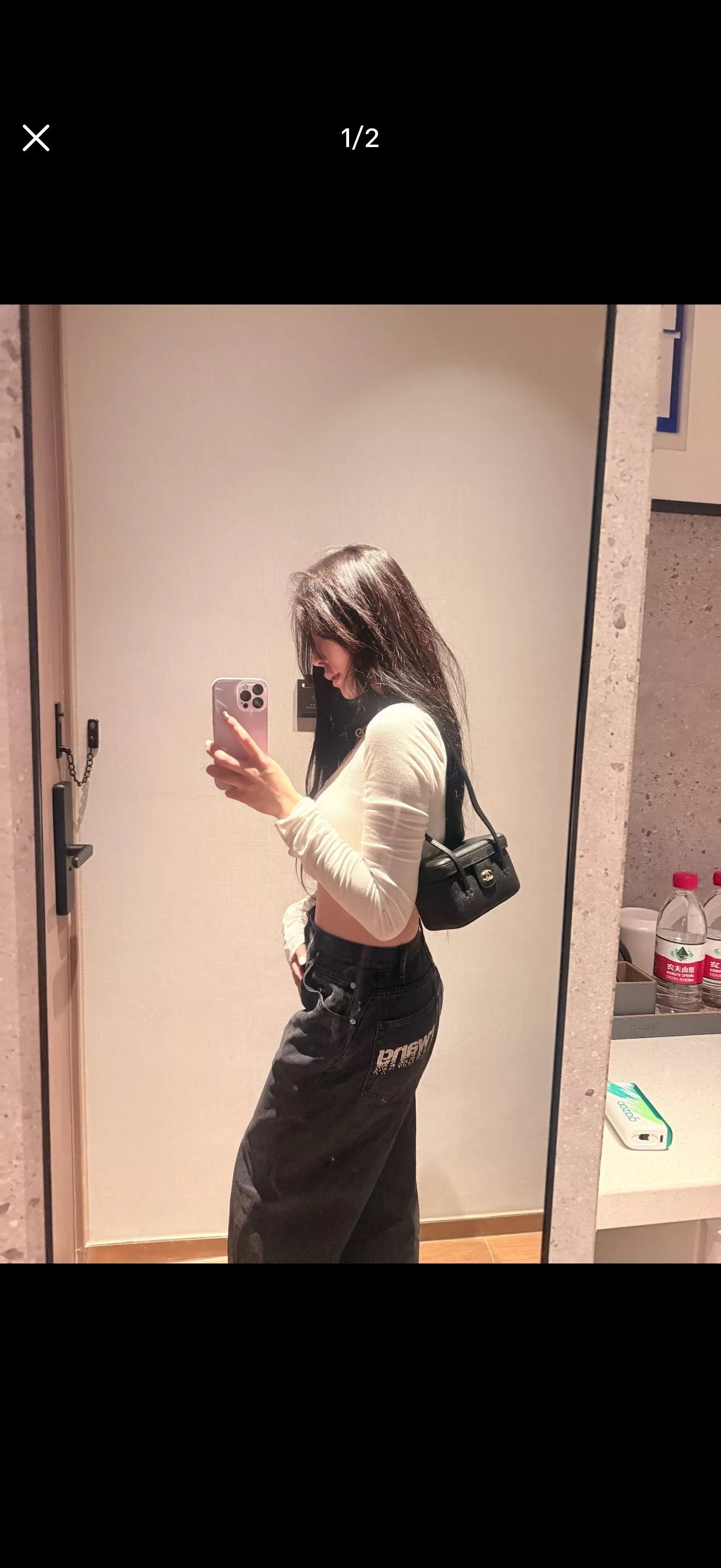 샤넬 박스형 탑핸들 체인백 상세 이미지 19
