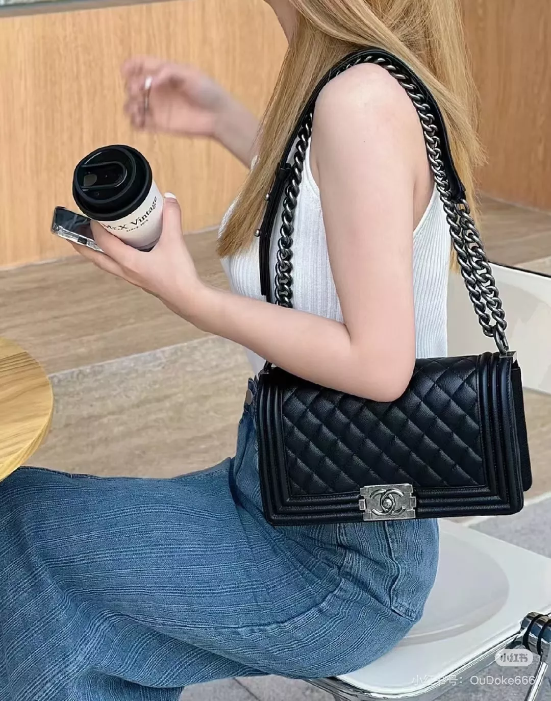 샤넬 르보이 체인 플랩백 상세 이미지 22