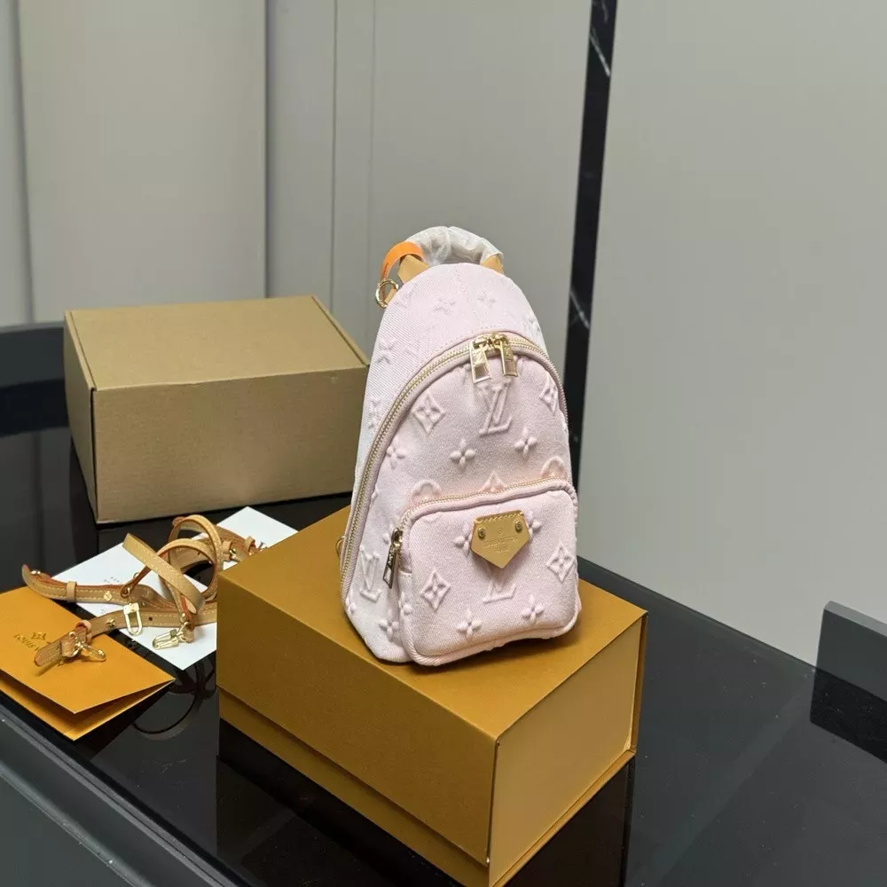 루이비통 데님 미니 백팩