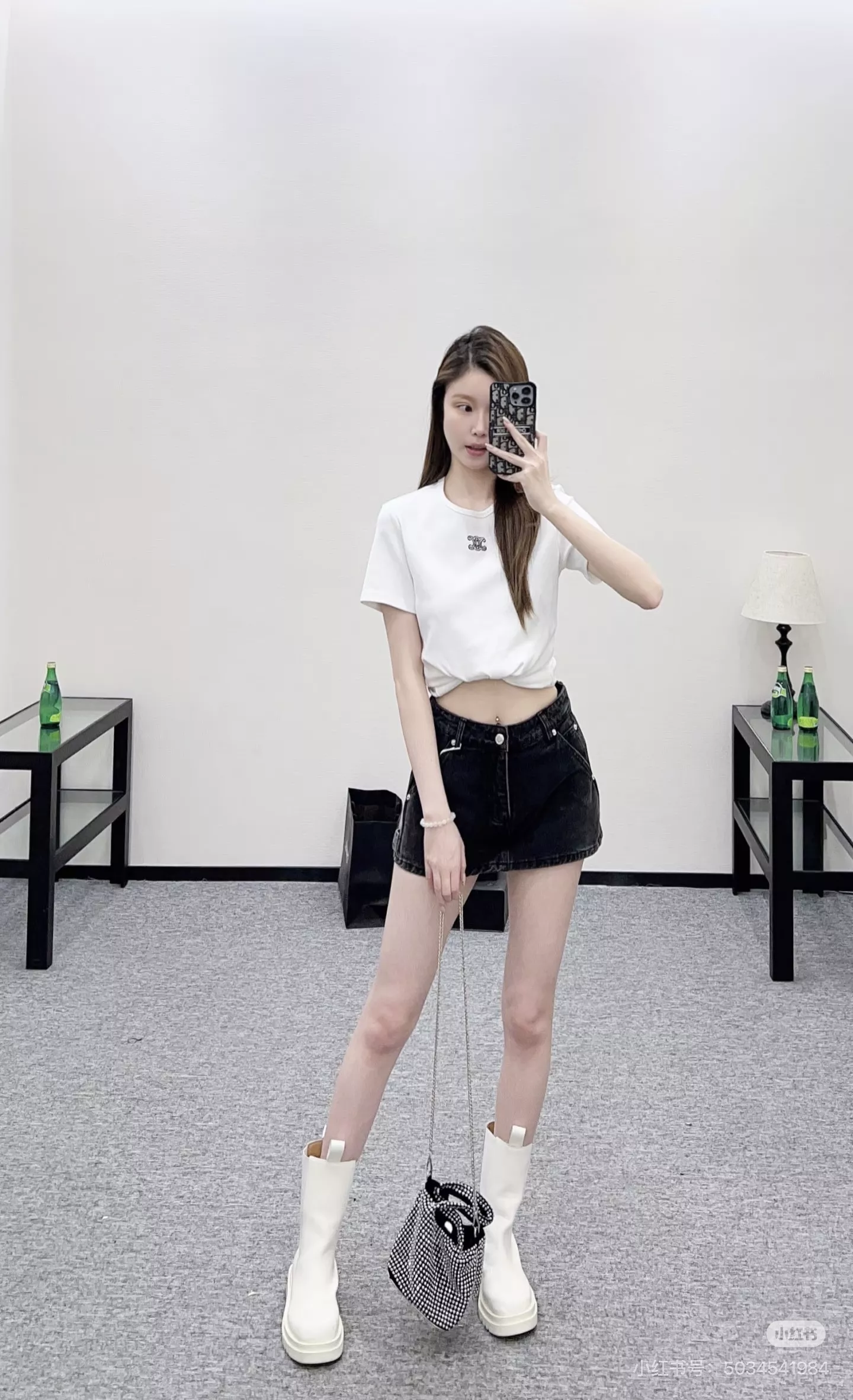 알렉산더왕 여성 하이웨이스트 데님 스커트 팬츠 상세 이미지 11