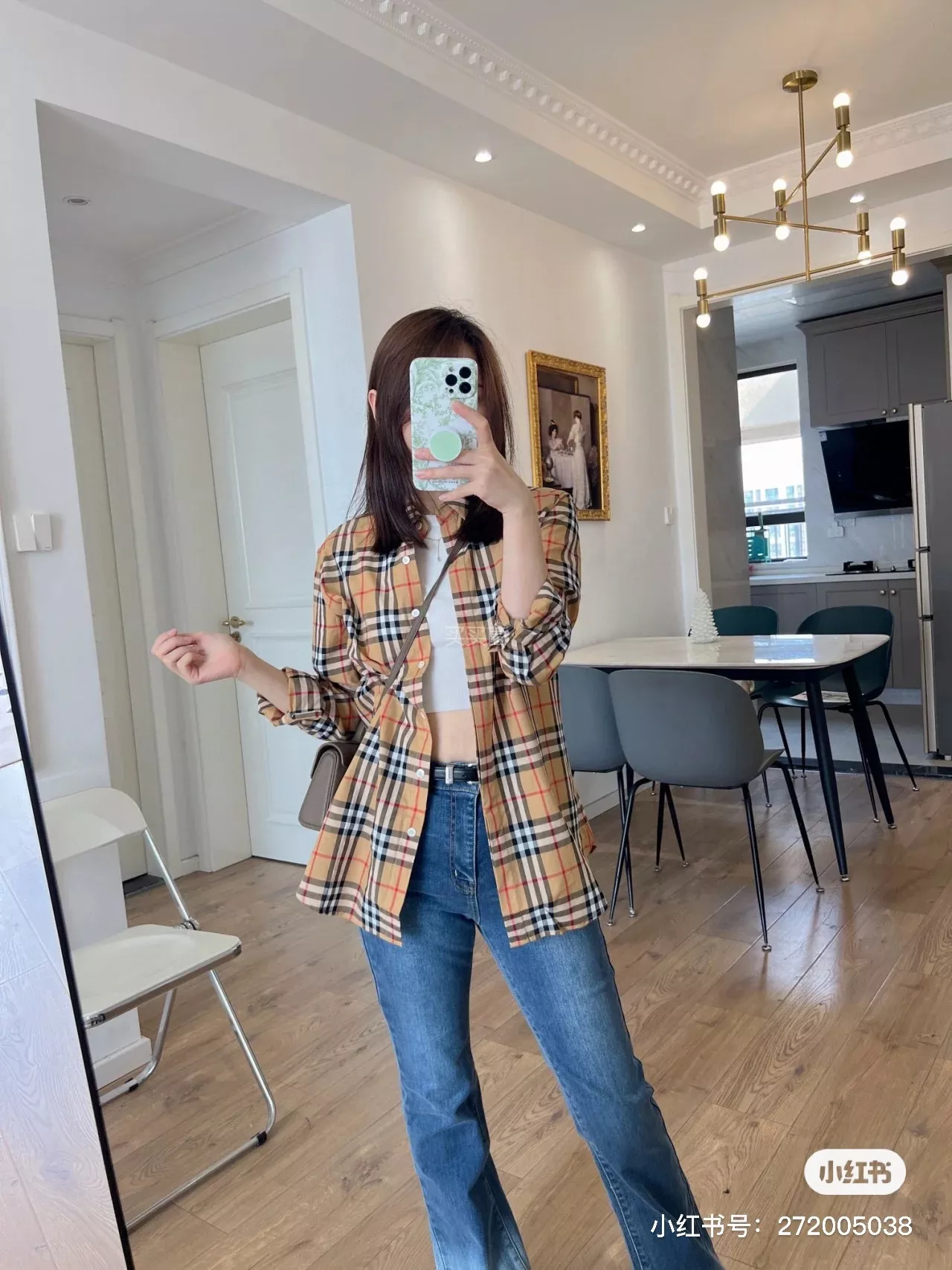 버버리 여성 빈티지 체크 코튼 셔츠 상세 이미지 25
