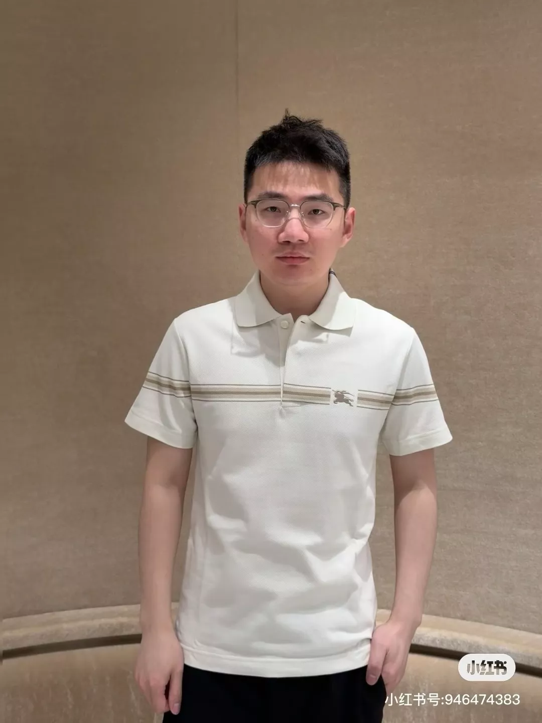 버버리 스트라이프 코튼 폴로 셔츠 상세 이미지 26