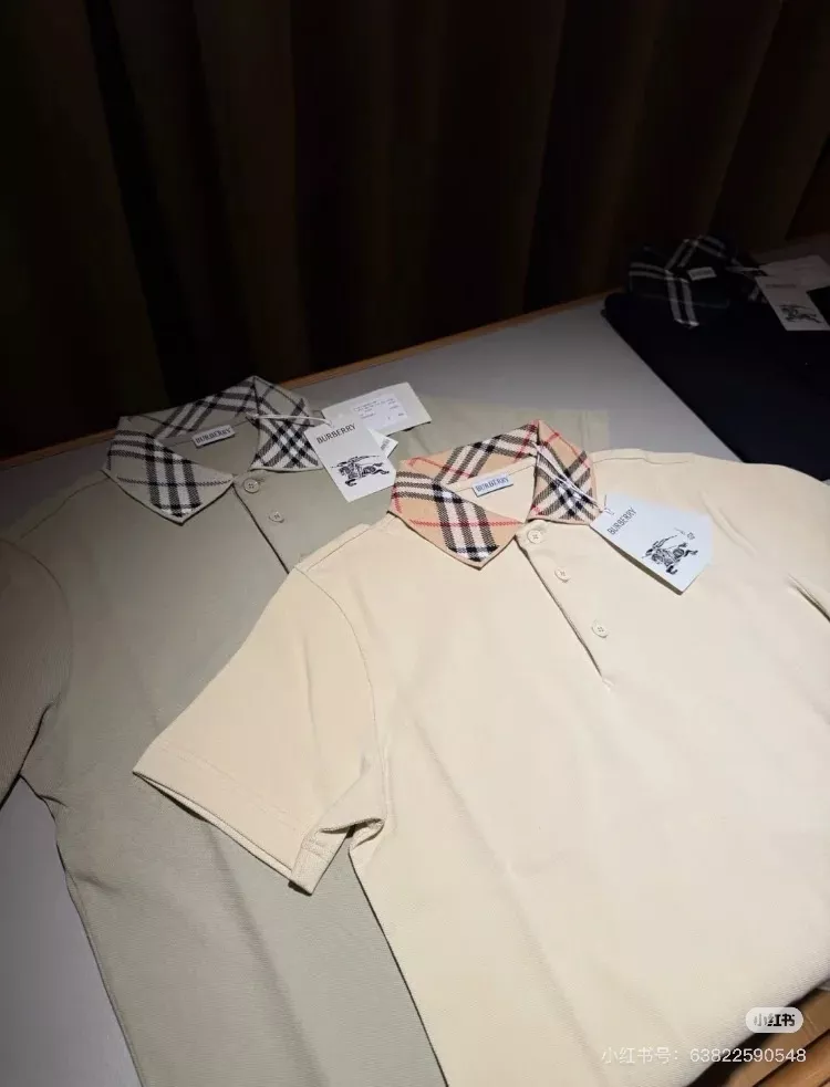 버버리 체크 카라 슬림핏 폴로 셔츠 상세 이미지 39