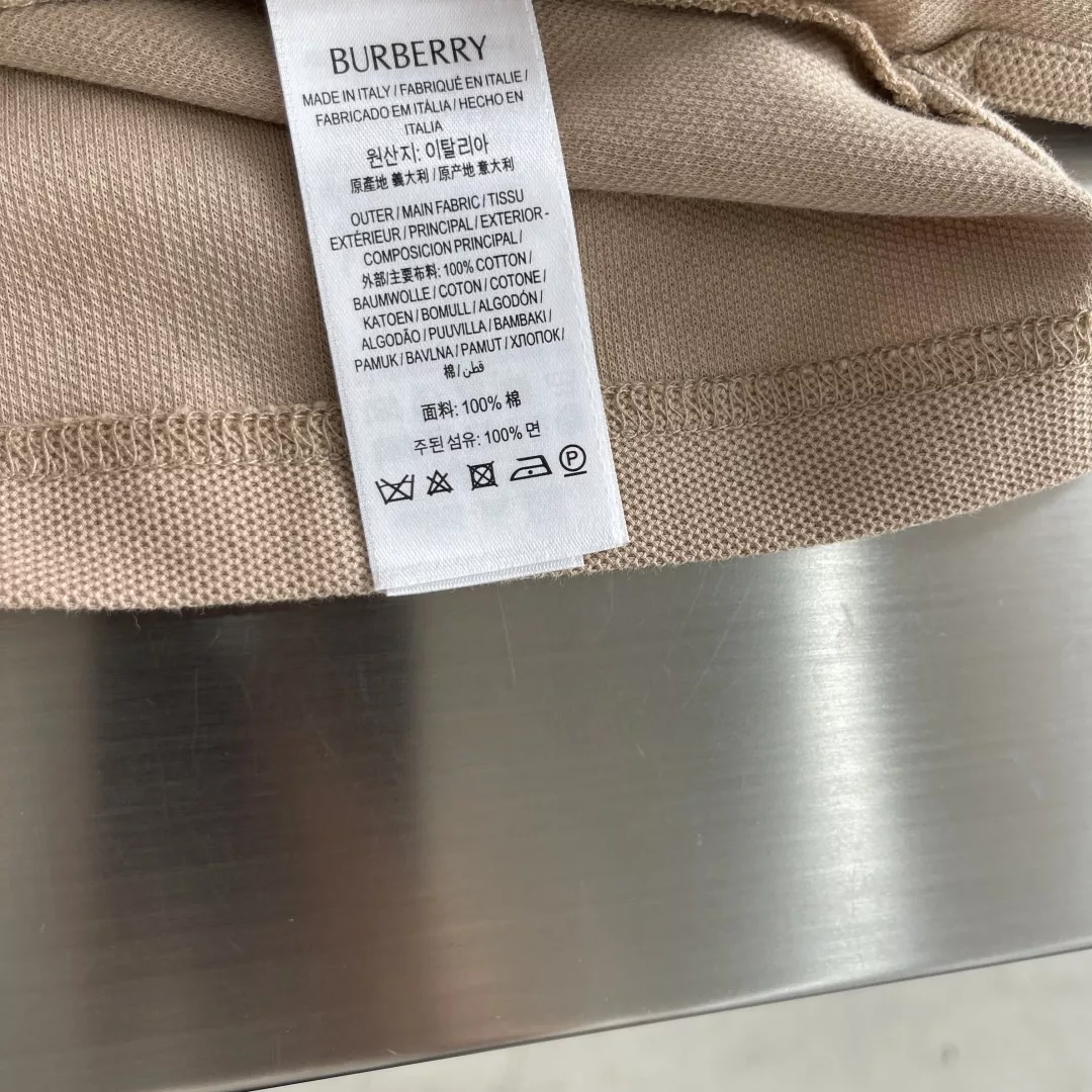 버버리 기사 로고 자수 피케 폴로 상세 이미지 7