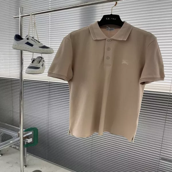 버버리 기사 로고 자수 피케 폴로