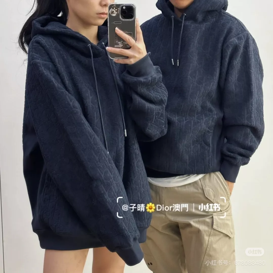 디올 오블리크 기모 후드 스웨트셔츠 상세 이미지 41