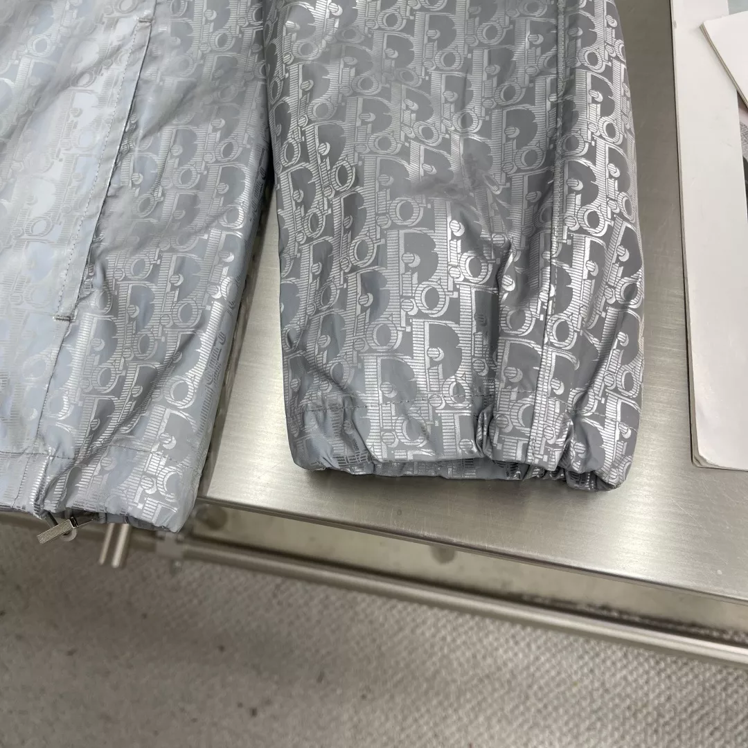 디올 반사 로고 하이넥 재킷 상세 이미지 5