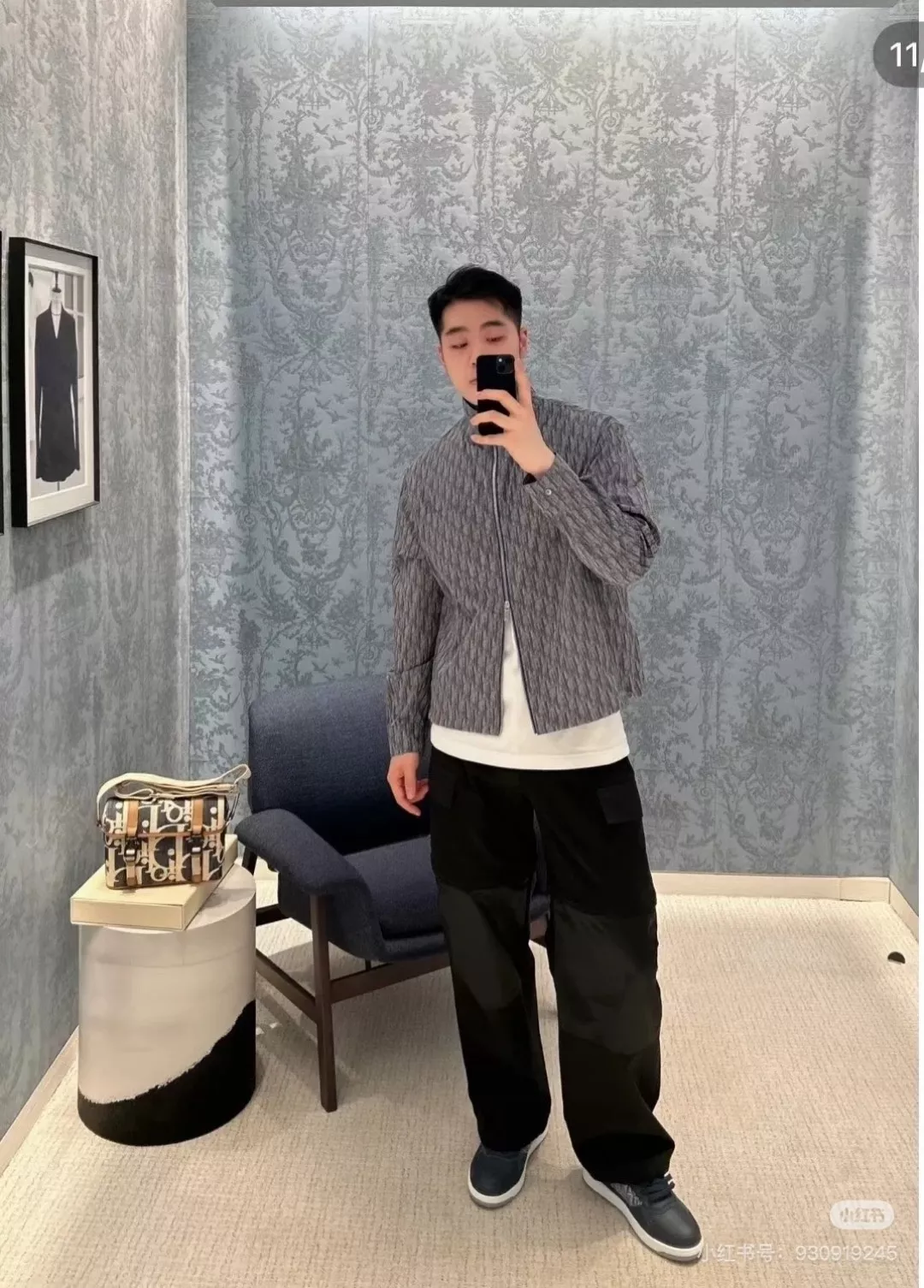디올 콜라보 밴딩 카고 팬츠 상세 이미지 17