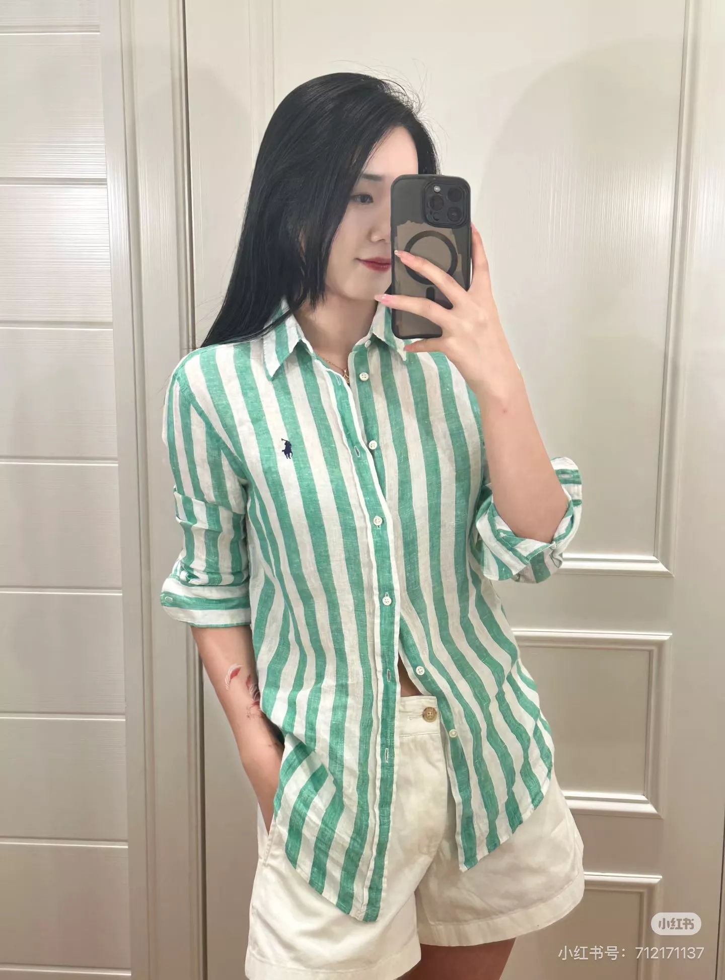 랄프로렌 스트라이프 린넨 셔츠 상세 이미지 36