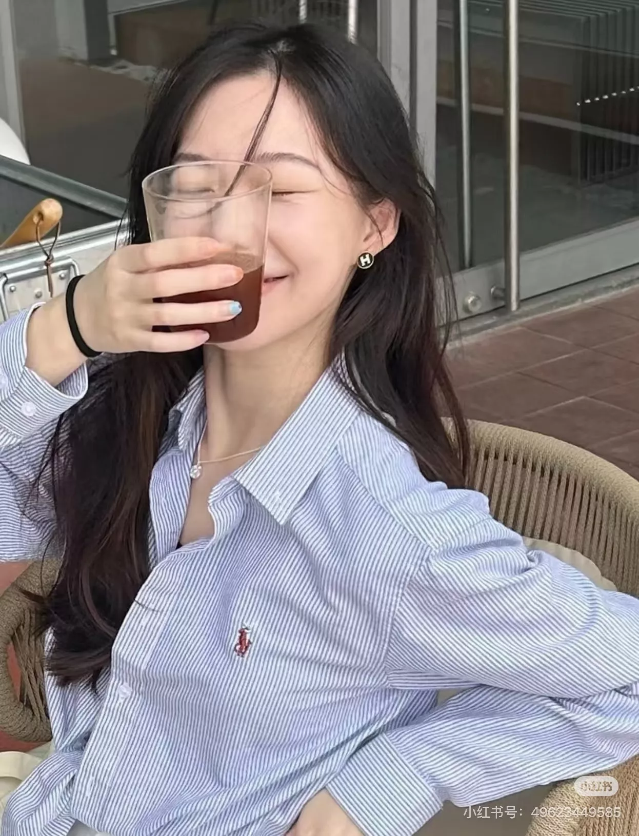 랄프로렌 스트라이프 코튼 옥스포드 셔츠 상세 이미지 34