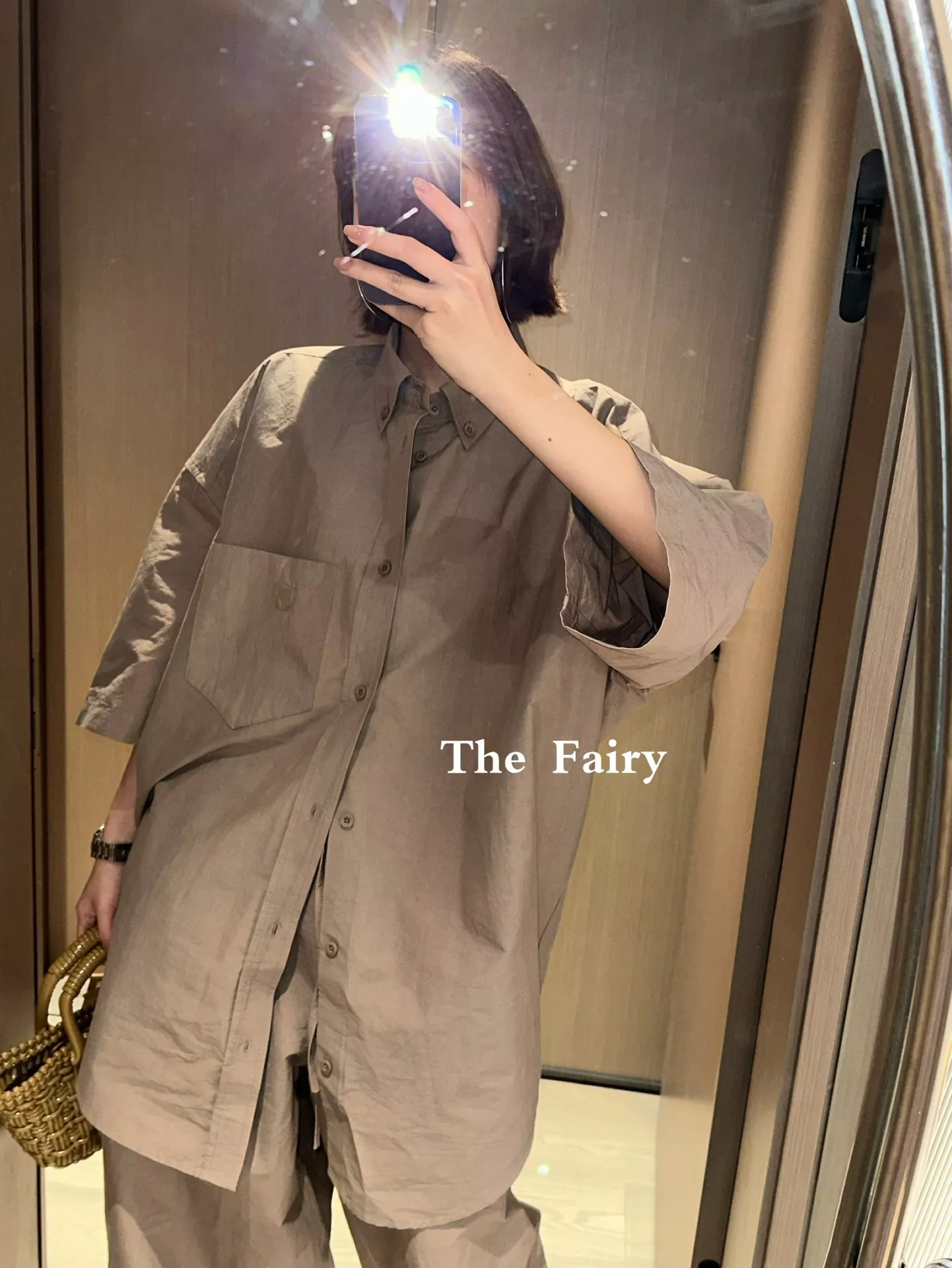 발렌시아가 로렐 클래식 오버핏 셔츠 팬츠 세트 상세 이미지 26