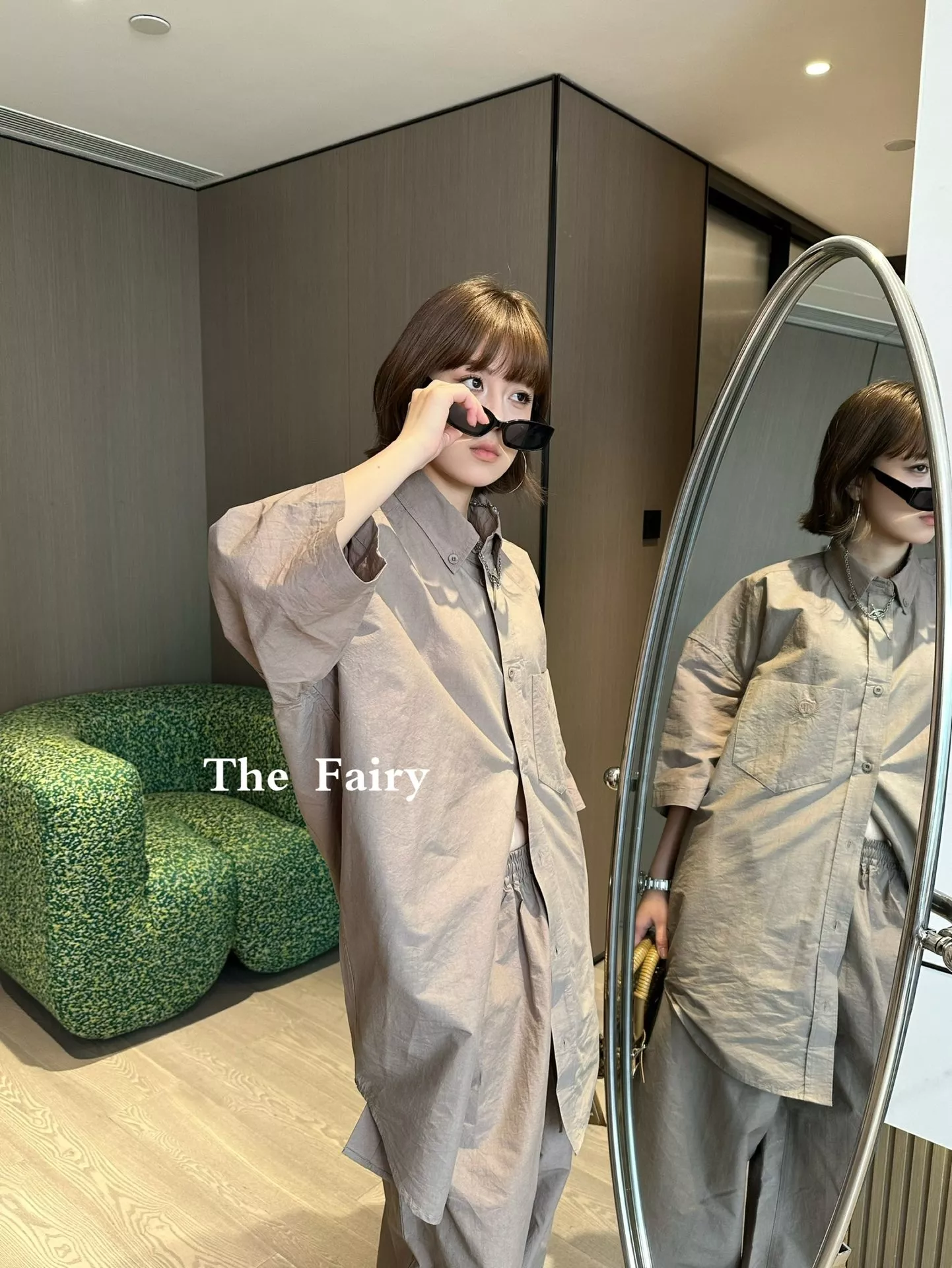 발렌시아가 로렐 클래식 오버핏 셔츠 팬츠 세트 상세 이미지 22