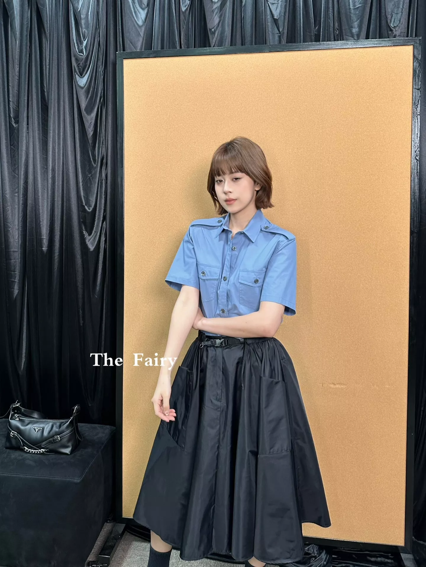 프라다 리나일론 카고 플리츠 스커트 상세 이미지 10